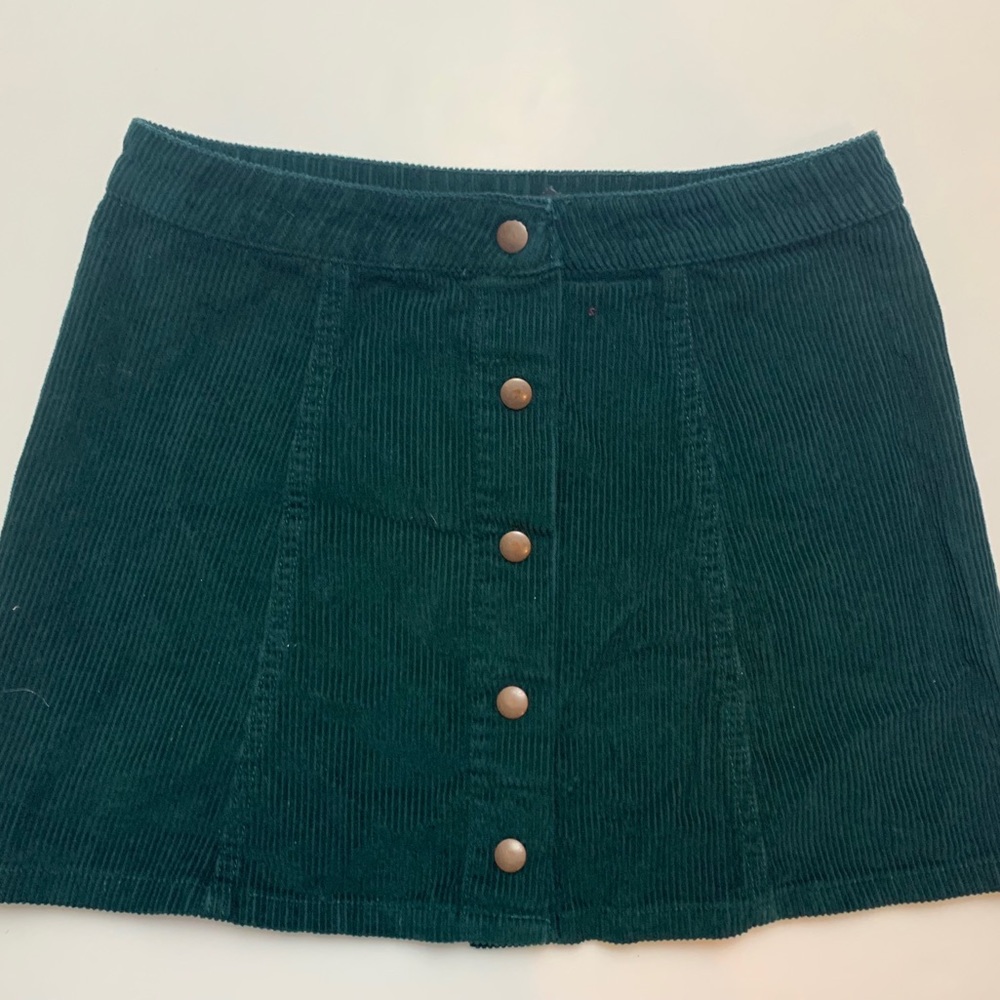 Green skirt